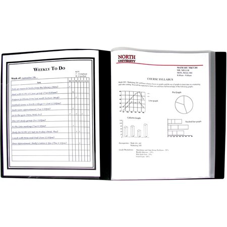C-Line Products Bound Sheet Protector Presentation Book, 12-Pocket, PK6 33120